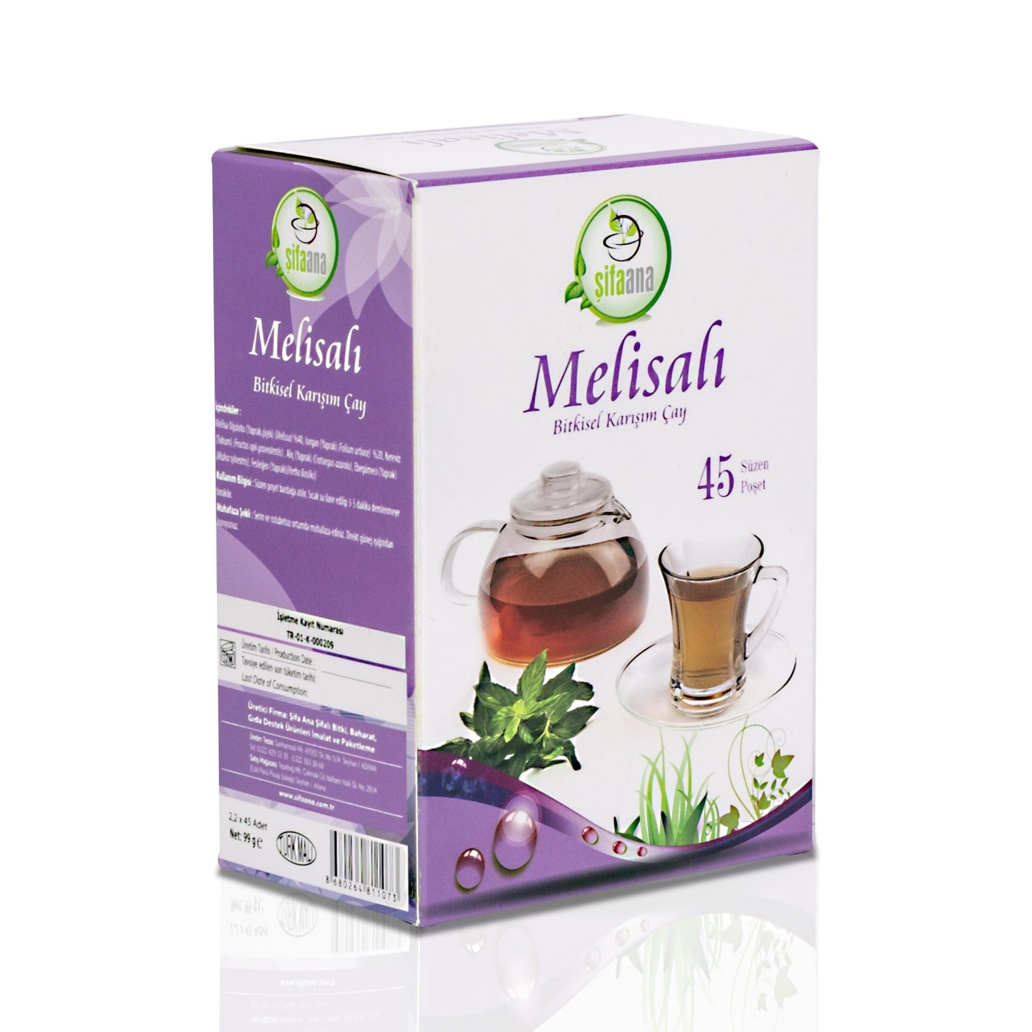 Melisalı Bitkisel Karışım Çay 45'li