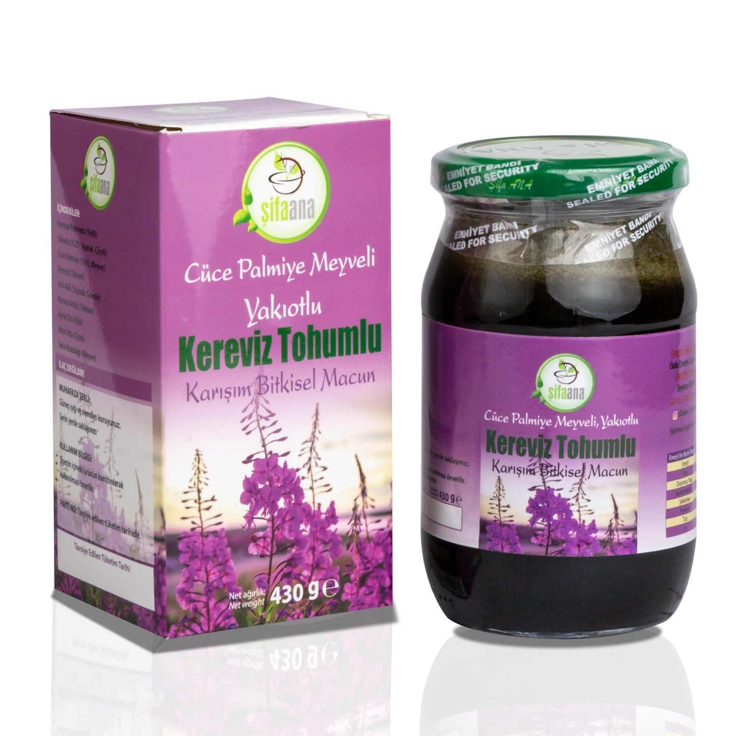 Cüce Palmiye Meyveli Kereviz Tohumlu Macun (430g)