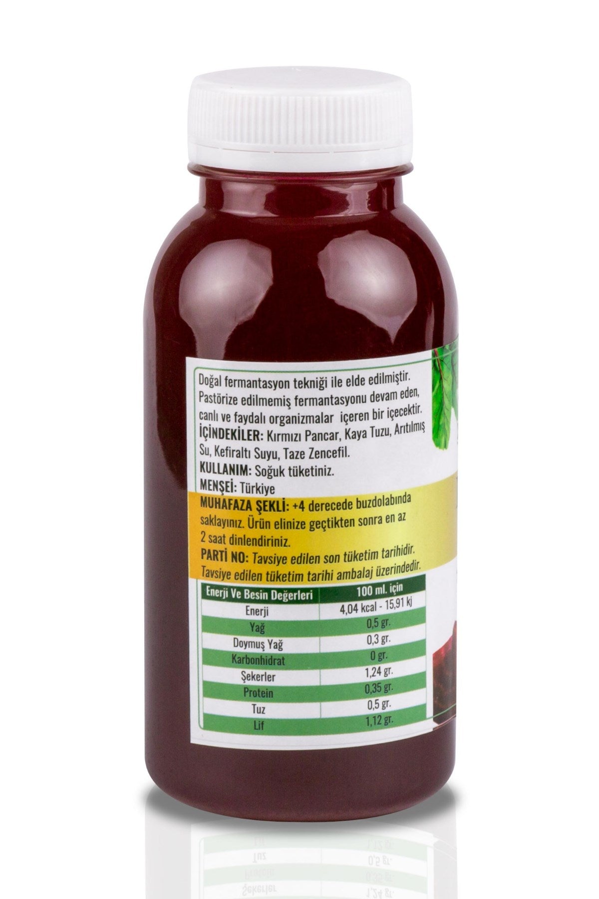 12 Adet Zencefilli Pancar Kvass (300ml.)