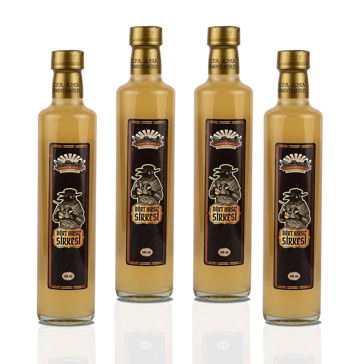 4 Adet Dört Hırsız Sirkesi (4x500 ml)