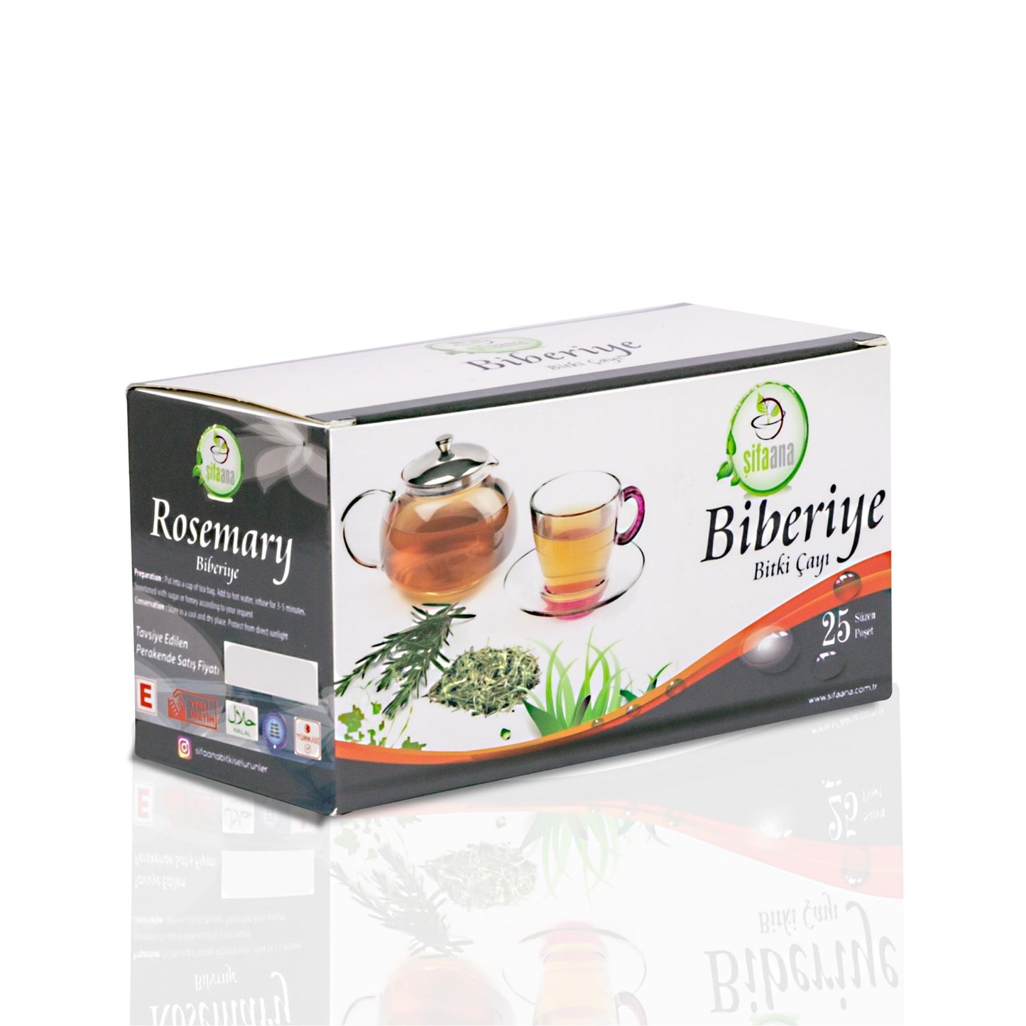 Biberiye Çayı (25'li) Süzen Poşet