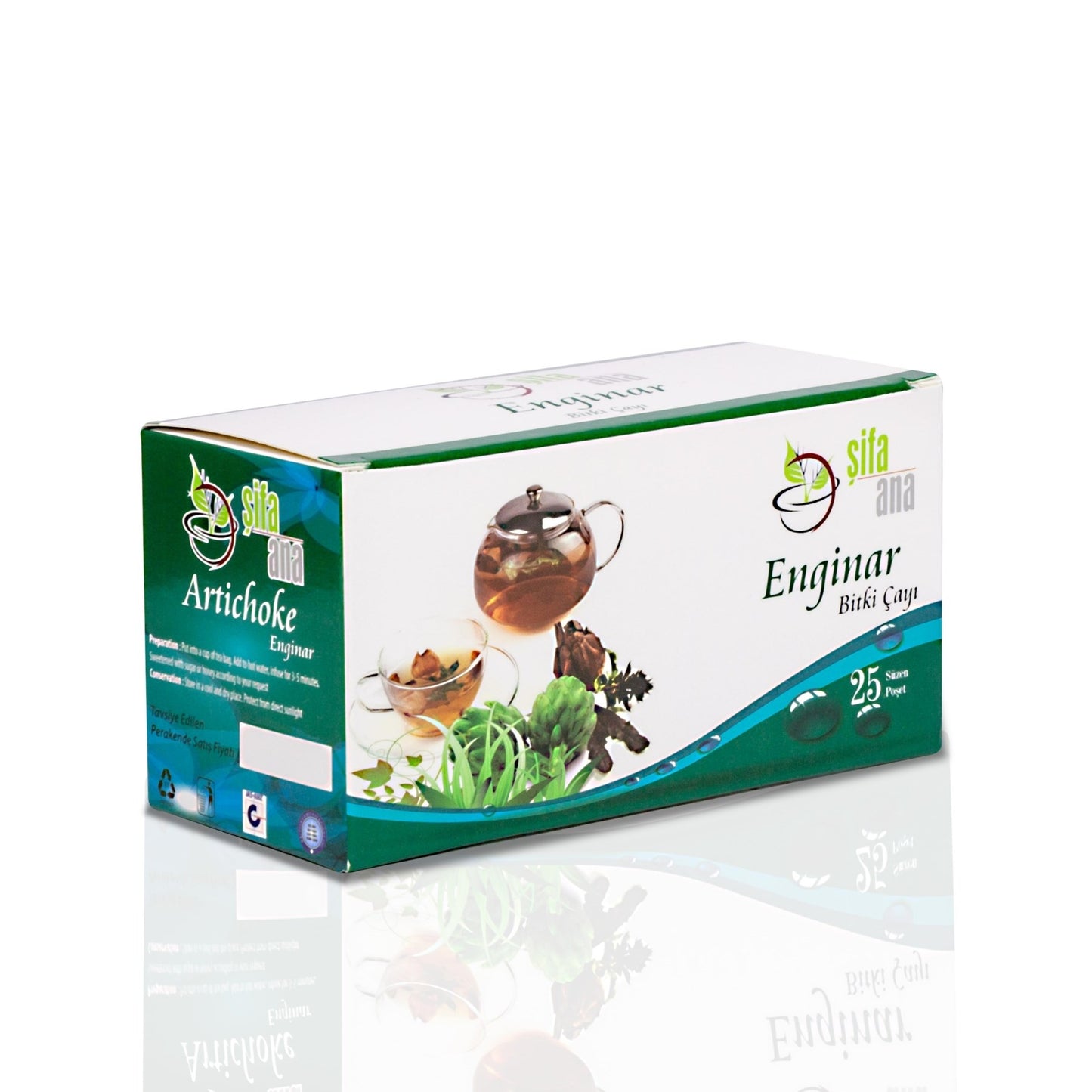 Enginar Yaprağı Çayı 25 Adet Süzen Poşet