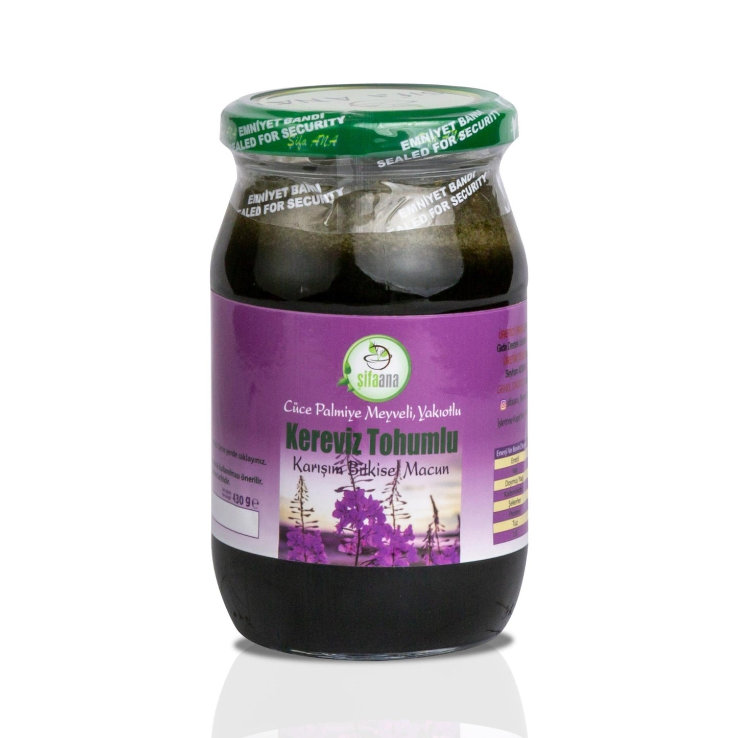 Cüce Palmiye Meyveli Kereviz Tohumlu Macun (430g)