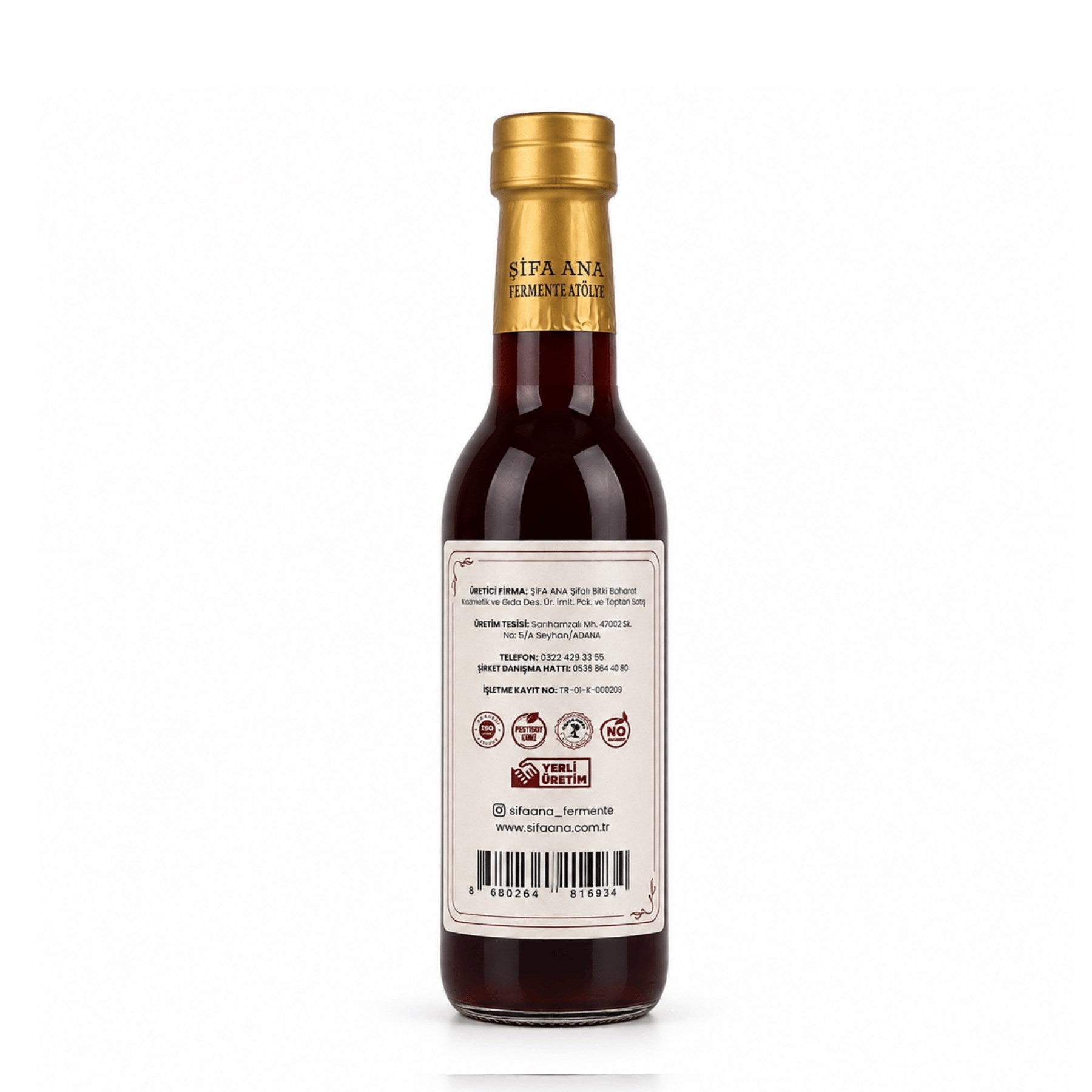 Zencefilli Pancar Kvass (250ml.) Cam Şişede