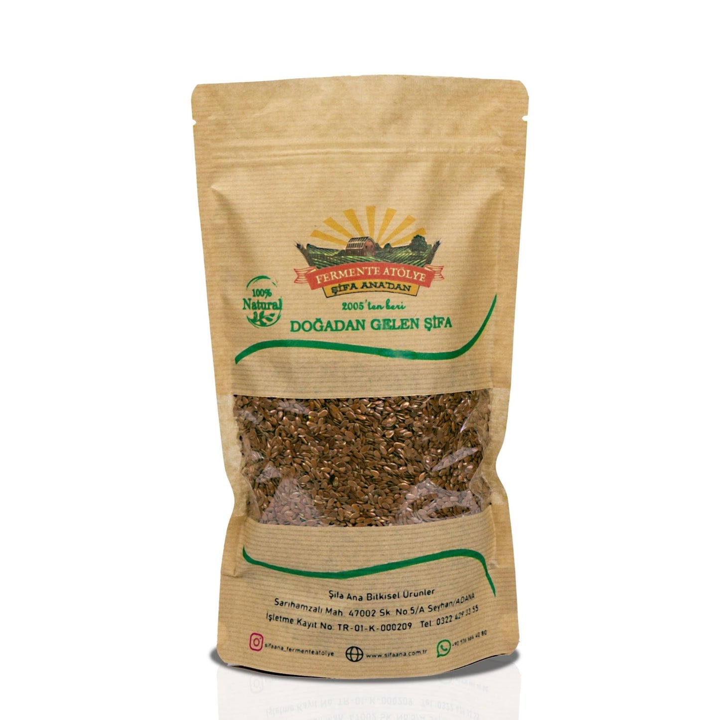 Tane Keten Tohumu (Öğütülmemiş) (250gr.)