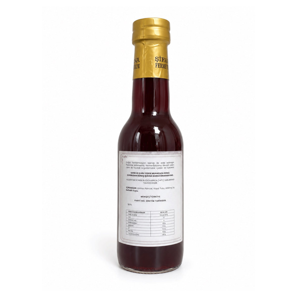 Pancar Kvass (250ml.) Cam Şişede