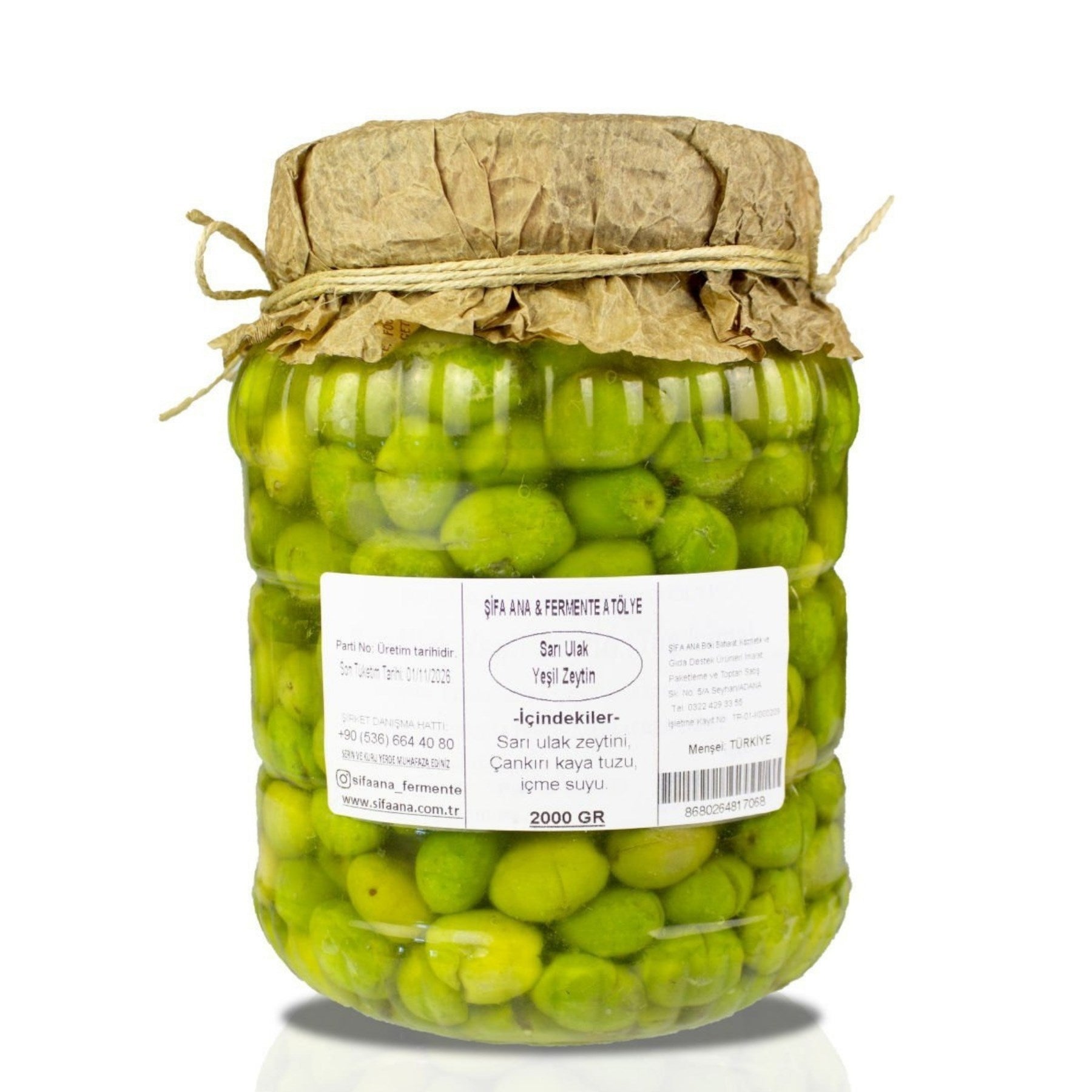 Sarı Ulak Yeşil Zeytin (Taş kırma) (2000CC)