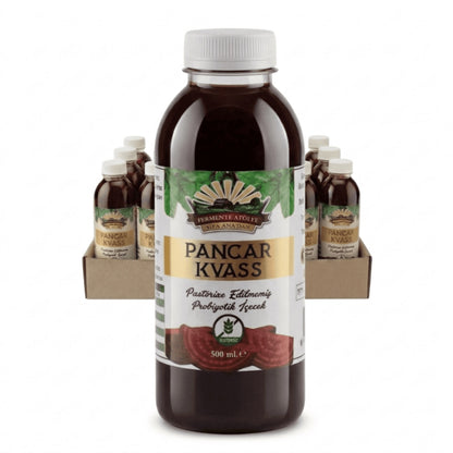 24 Adet Pancar Kvass (500 ml.) (Pet Şişede)
