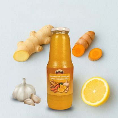 Zencefilli ve Zerdeçallı Limon Sarımsak Kürü