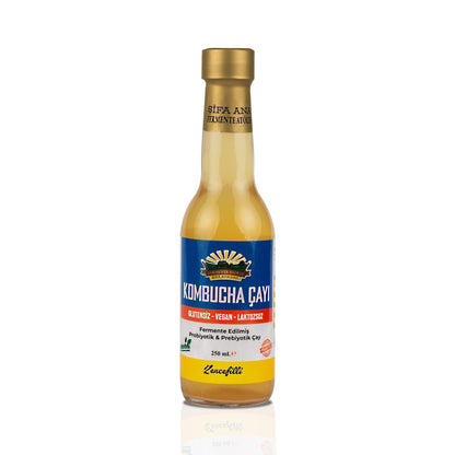 Zencefilli Kombucha (250ml.) Cam Şişede