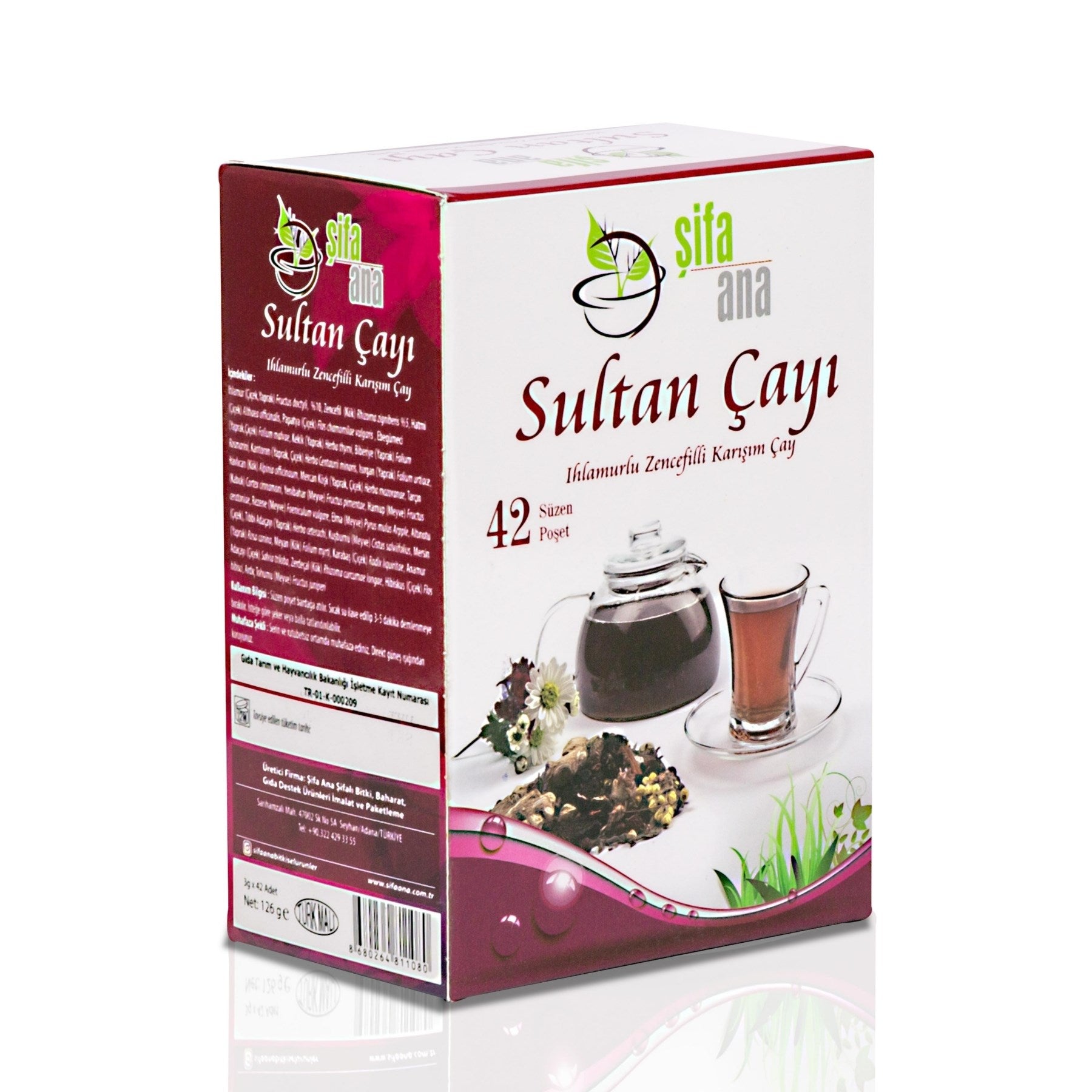 Sultan Çayı Ihlamurlu Zencefilli (42'li)