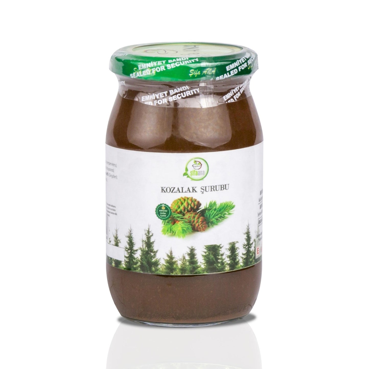 Şekersiz Kozalak Şurubu (370 cc.)