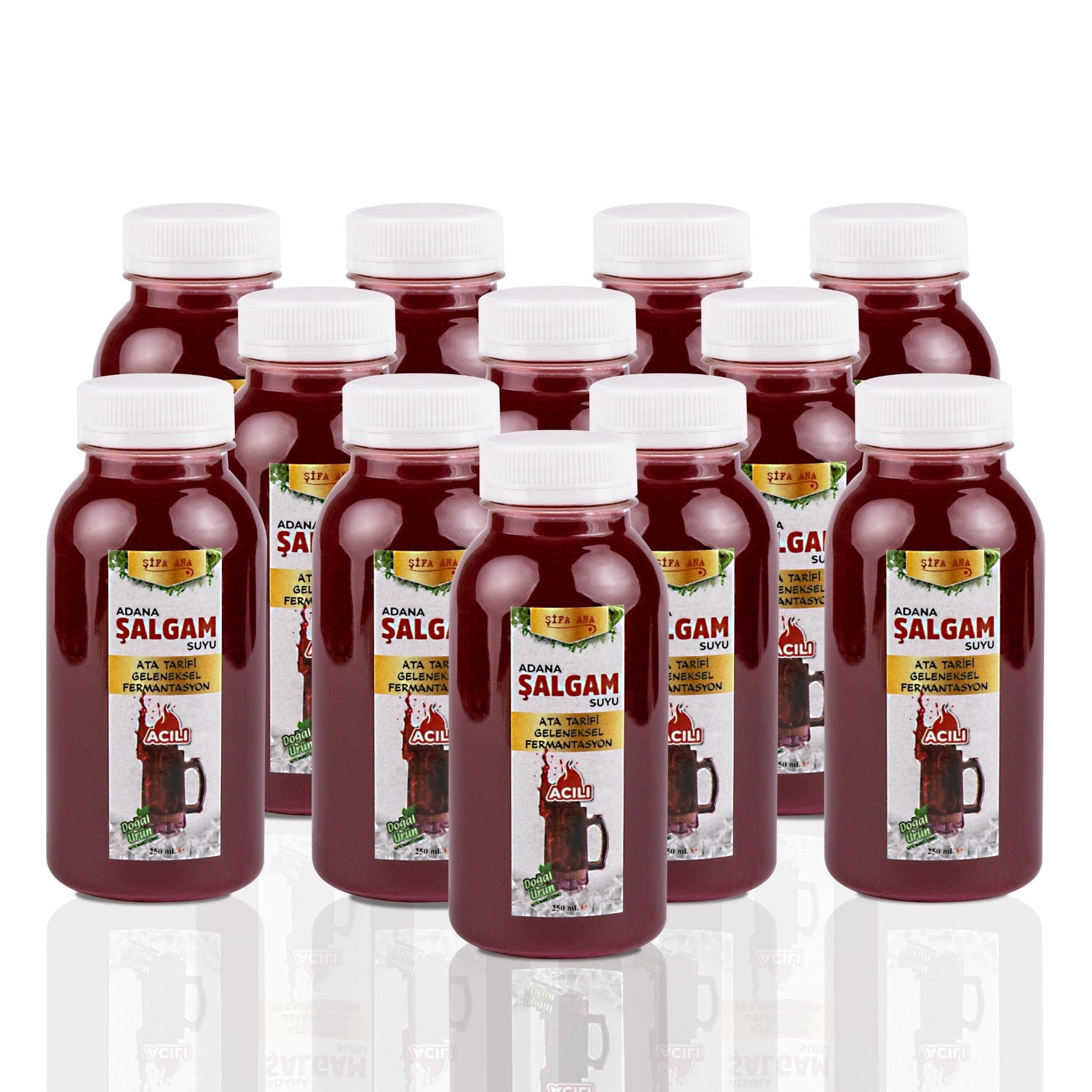 Adana Şalgamı Acılı (12x300ml)