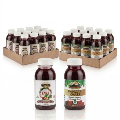 24'lü 300 ml. Pancar Kvass & Pancar Kanji Paketi