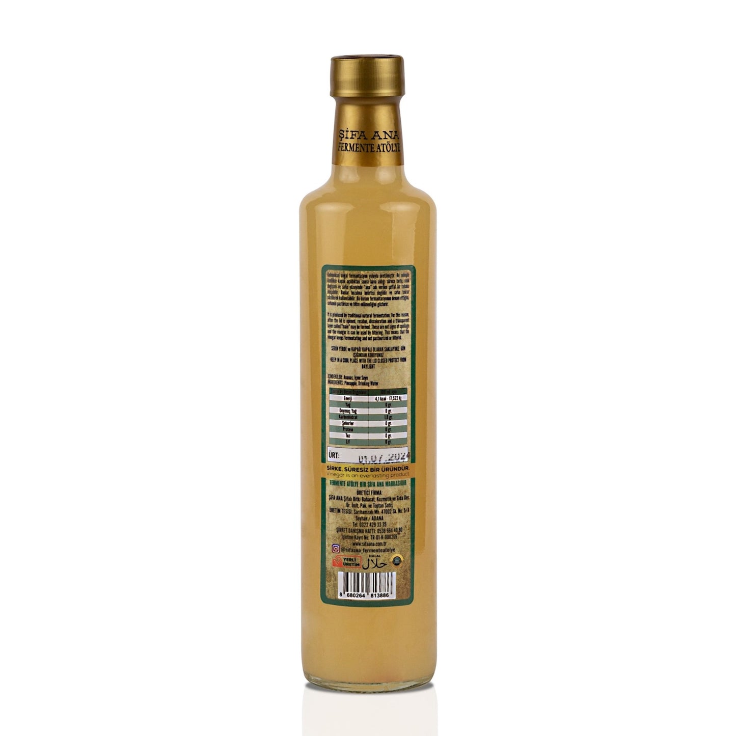 Biberiye & Limon Sirkesi 500 ml