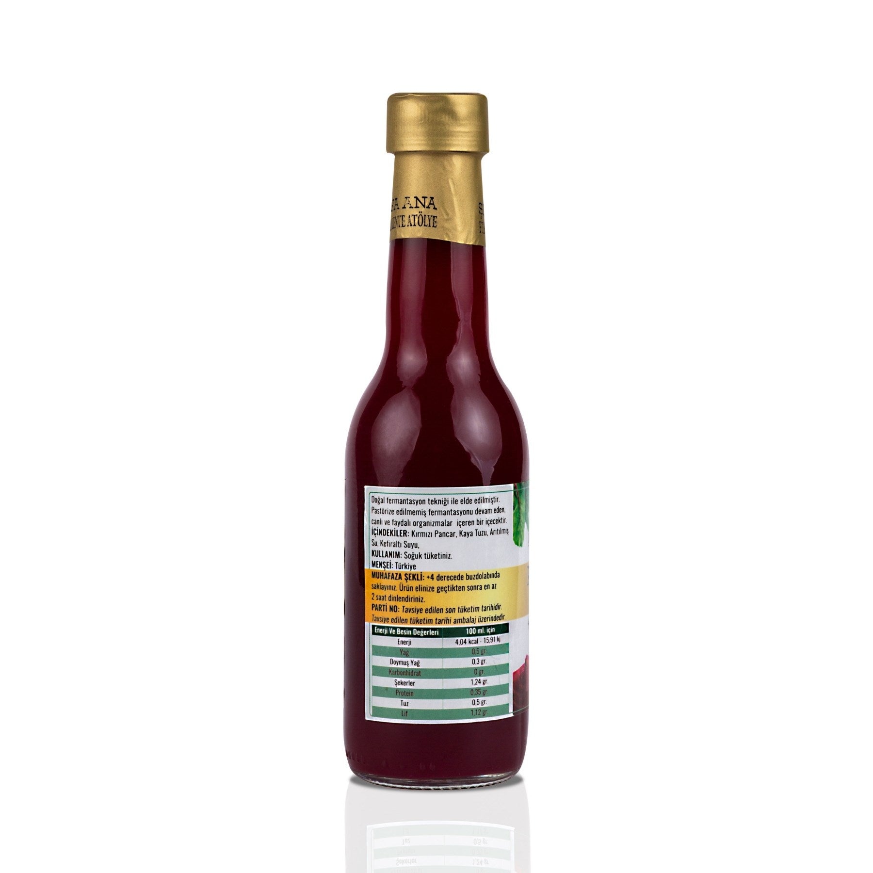 Pancar Kvass (250ml.) Cam Şişede