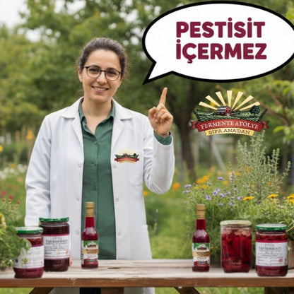 6 Adet Pancar Kvass (500 ml.) (Pet Şişede)