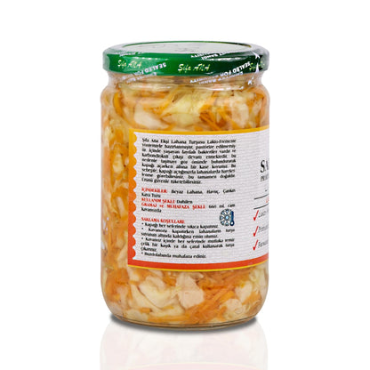 Sauerkraut (Ekşi Lahana Turşusu) No7 Havuçlu (660cc.)
