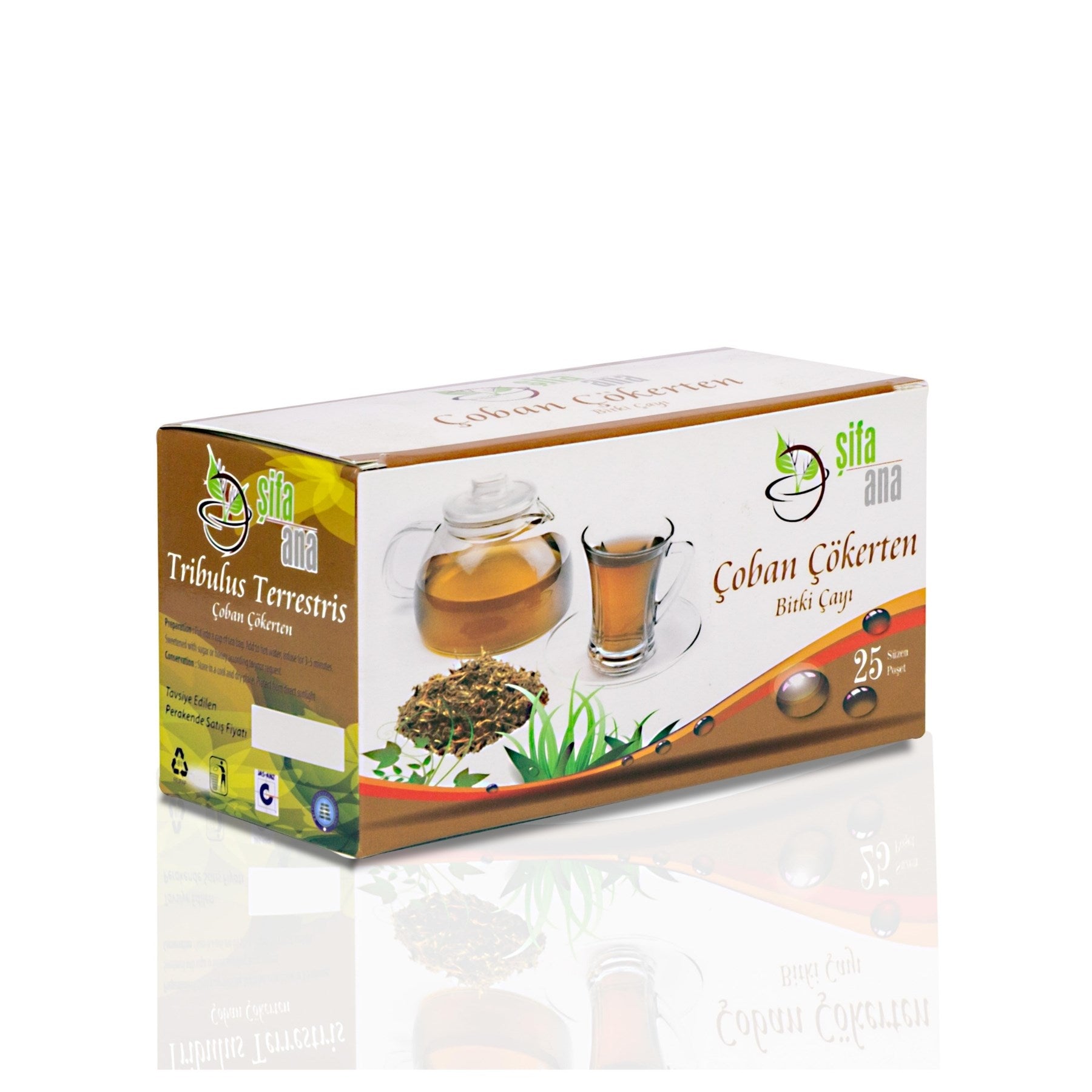 Çoban Çökerten Çayı 25 Adet Süzen Poşet