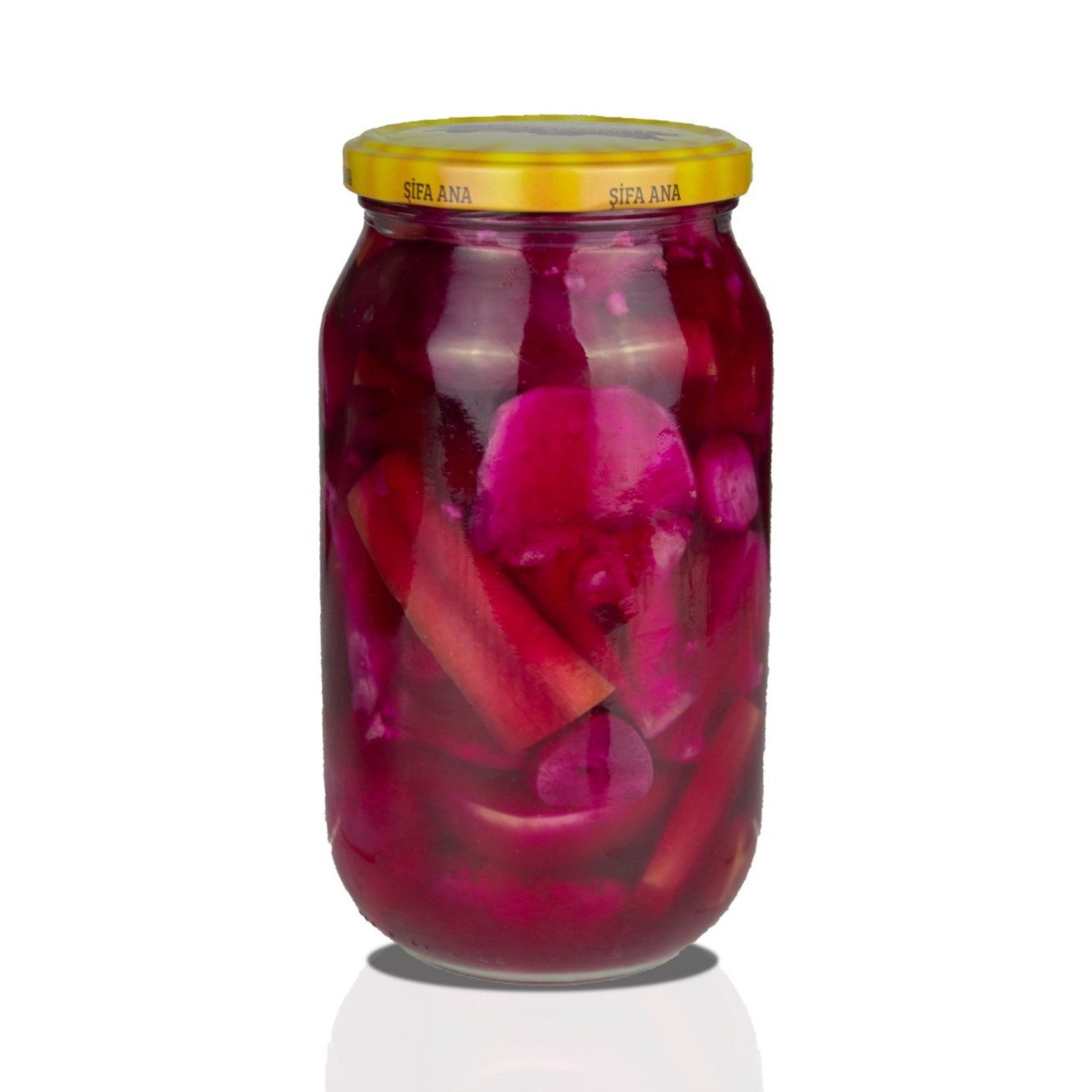 Kan Üzümü Sirkeli Karışık Turşu (1000 ml)