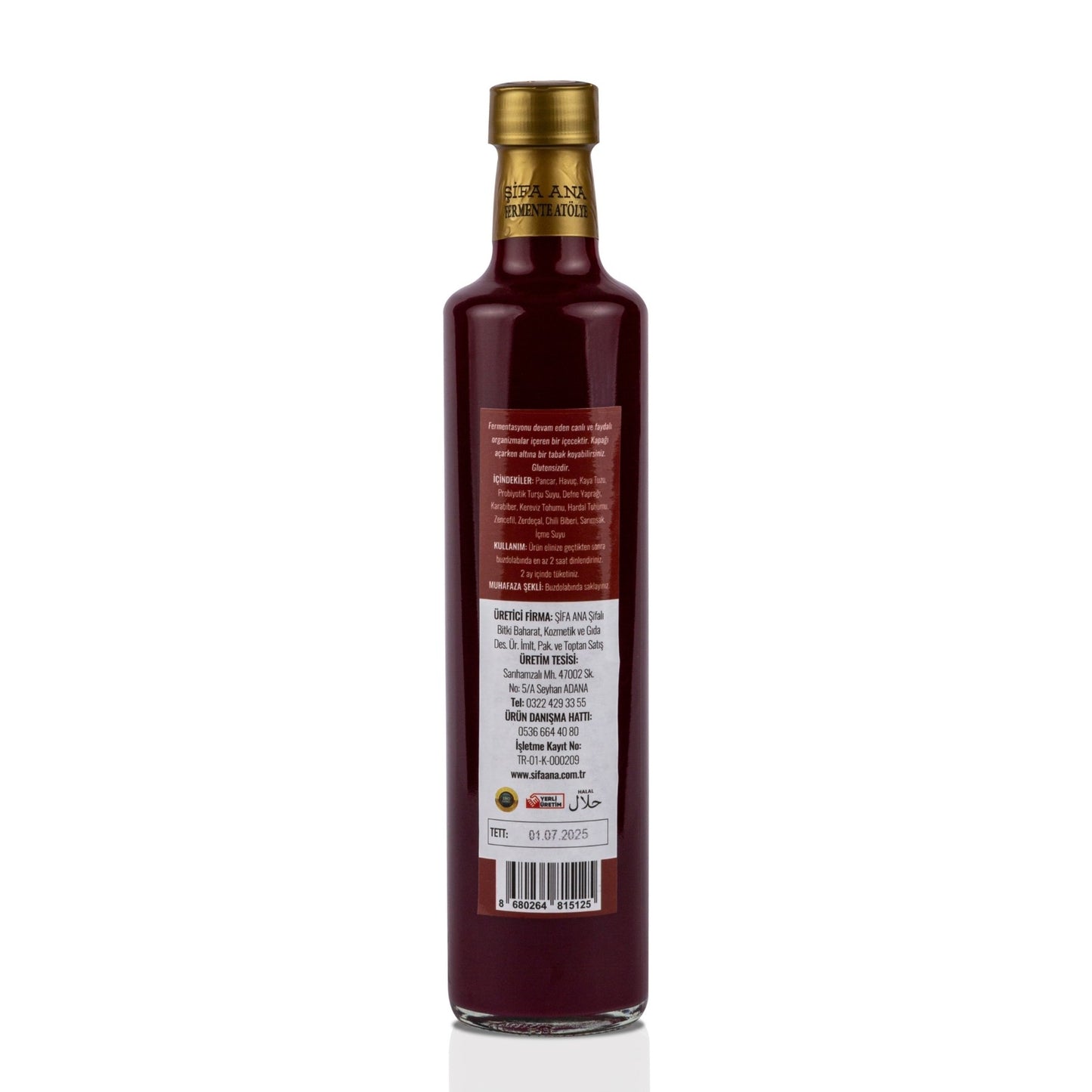 Pancar Kanji (500ml.) Cam Şişede