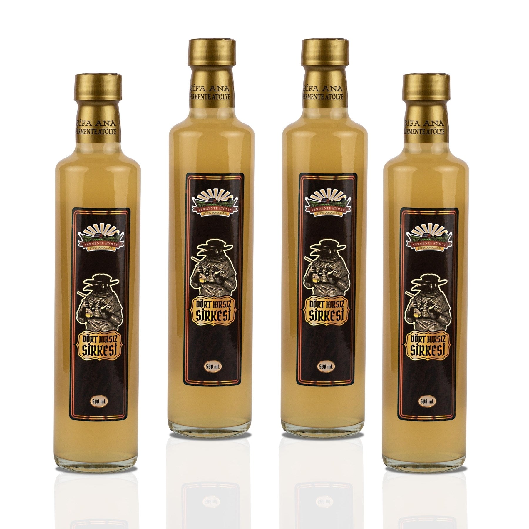 4 Adet Dört Hırsız Sirkesi (4x500 ml)