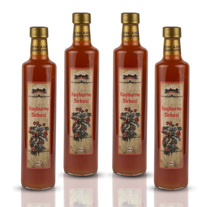 4 Adet Kuşburnu Sirkesi (4x500 ml)
