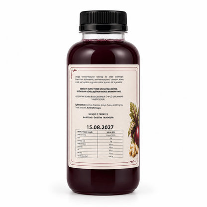 Zencefilli Pancar Kvass (300 ml.) 6'lı Fırsat Paketi (Pet Şişede)