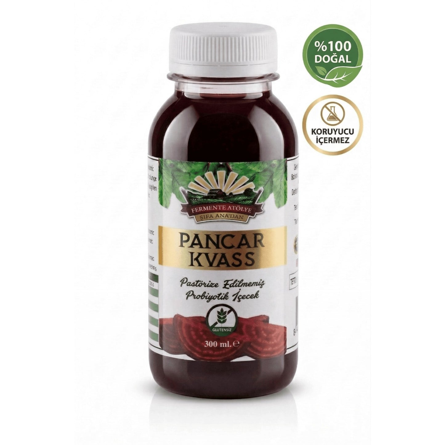 Pancar Kvass (300 ml.) Kırmızı Pancar Suyu