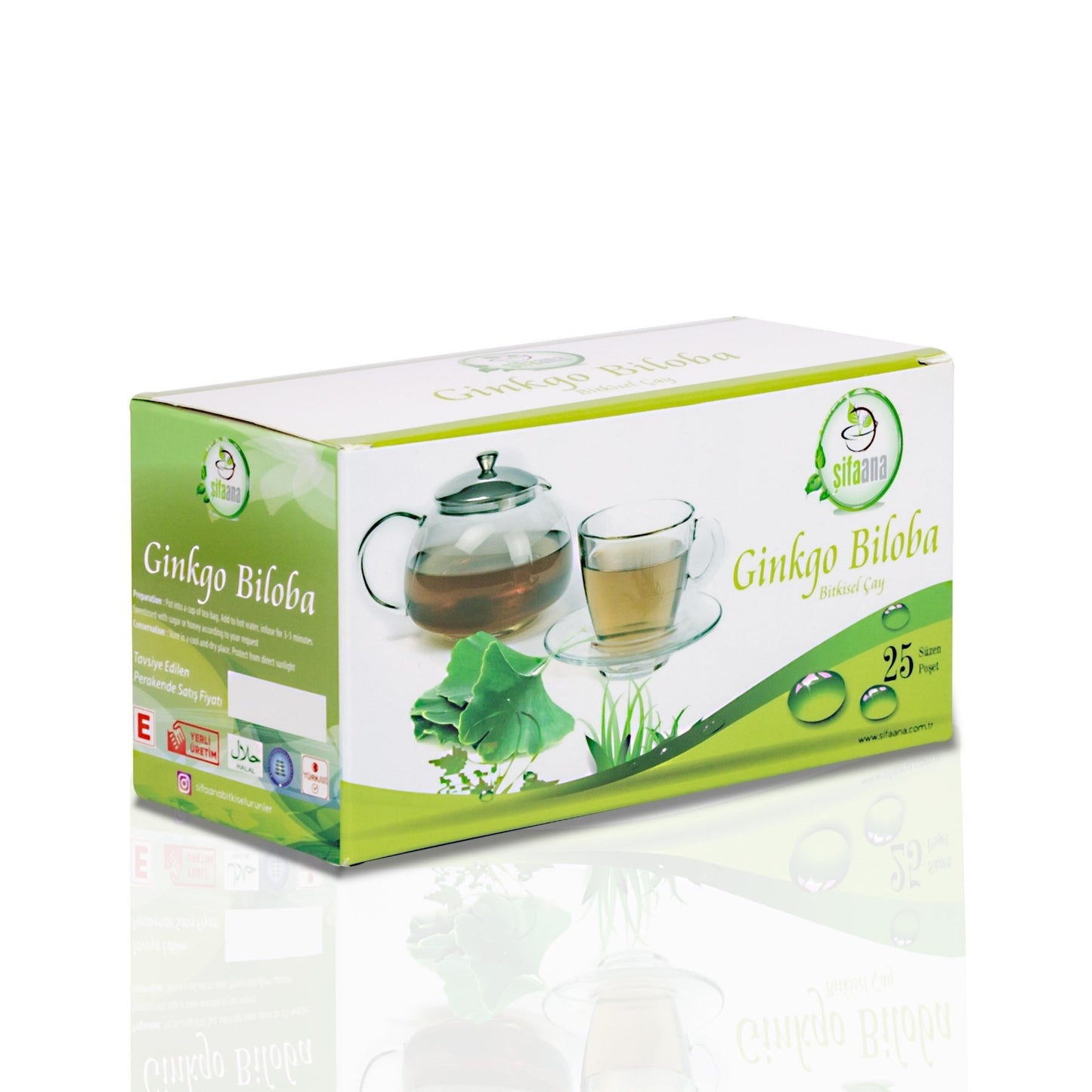 Ginkgo Biloba (25 Adet) Süzen Poşet