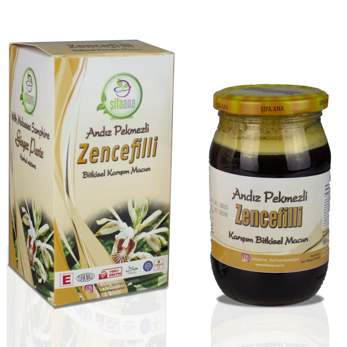 Zencefilli Andız Pekmezli Macun (430 gr.)