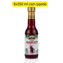 6 Adet Adana Şalgamı (250ml.) Cam Şişede (acısız)