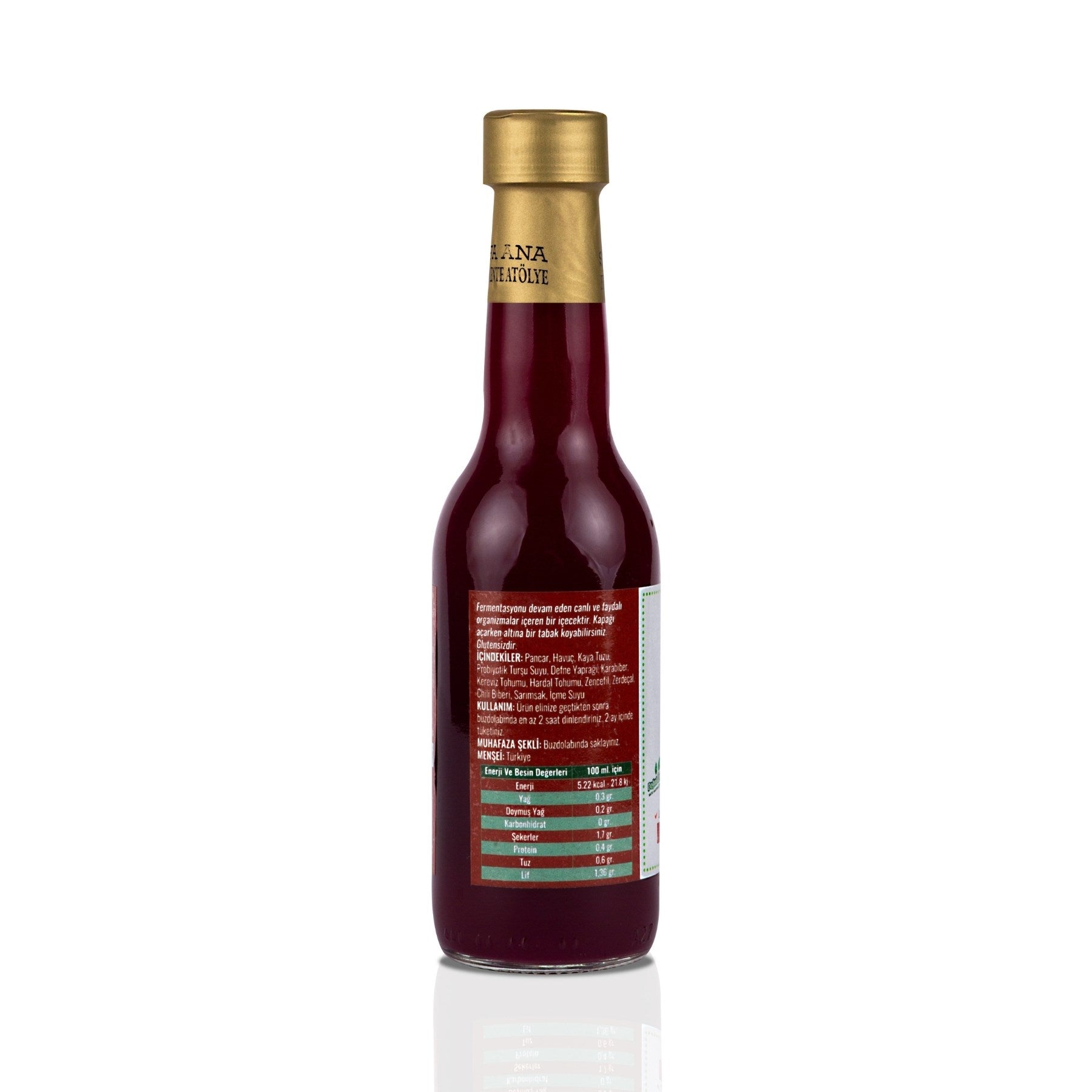 Pancar Kanji (250ml.) Cam Şişede