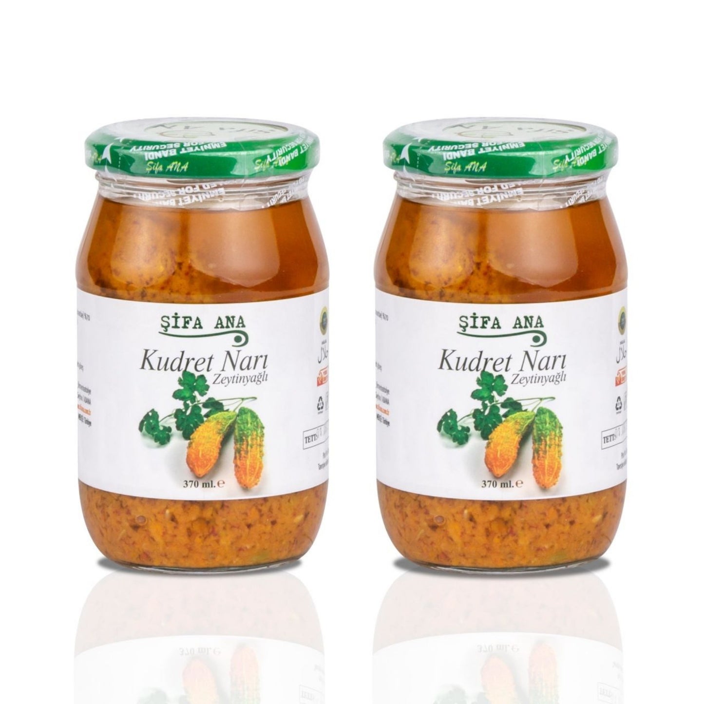 2 Adet Zeytinyağlı Kudret Narı (370 cc.) Fırsat Paketi