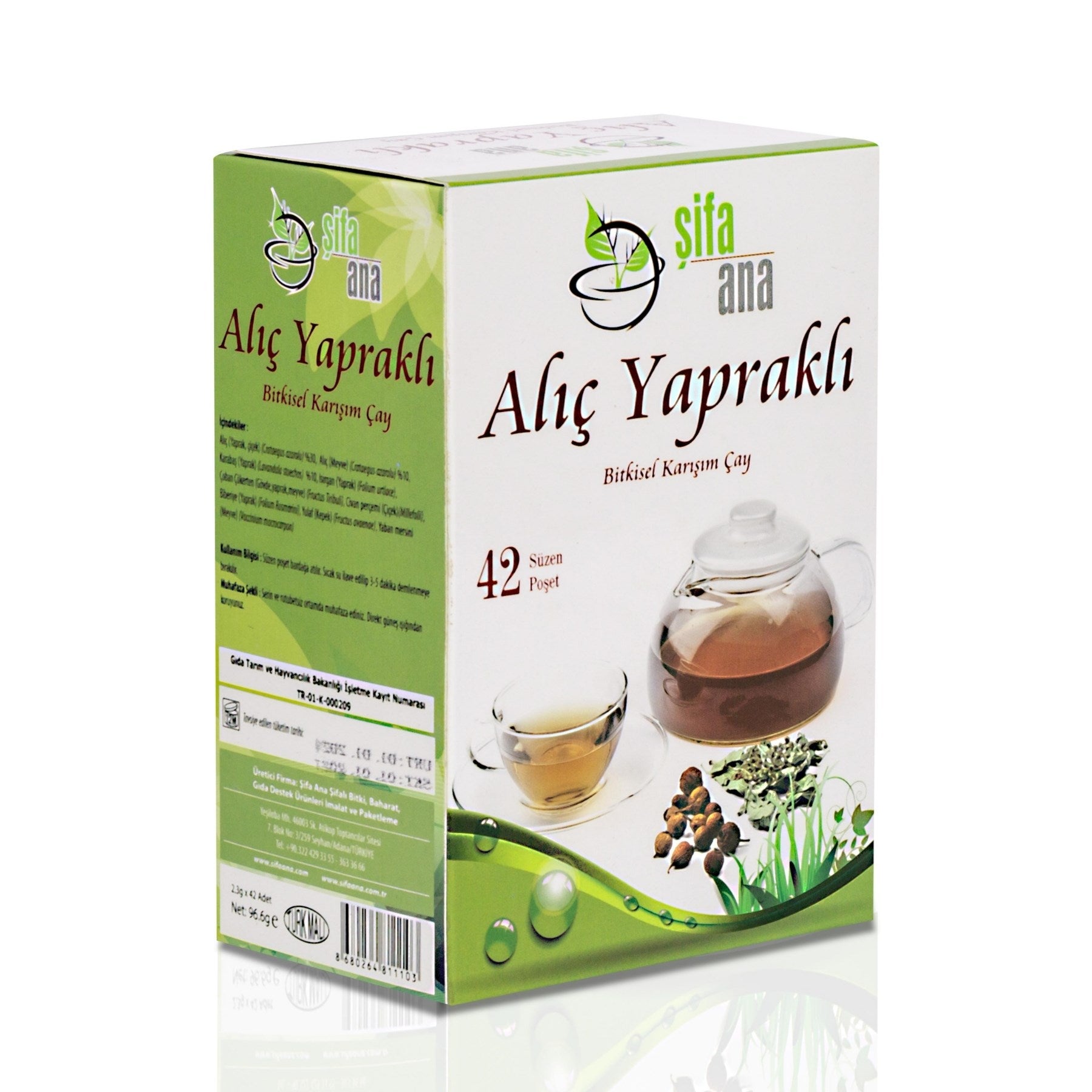 Alıç Yapraklı Bitkisel Karışım Çay 42'li