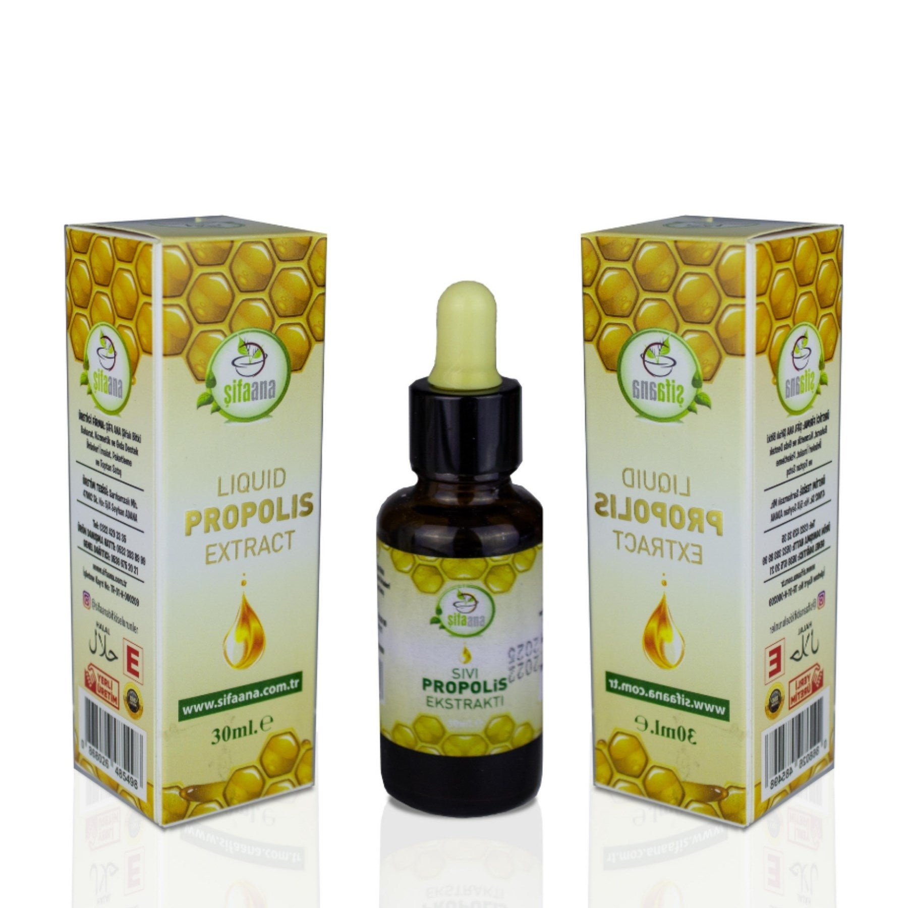 3 Adet Gold Sıvı Propolis Ekstraktı (30 cc.)