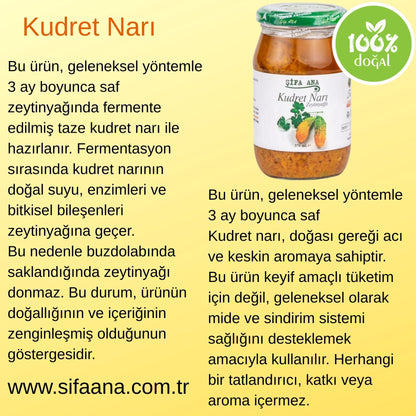 4 Adet Zeytinyağlı Kudret Narı (370 cc.) Fırsat Paketi