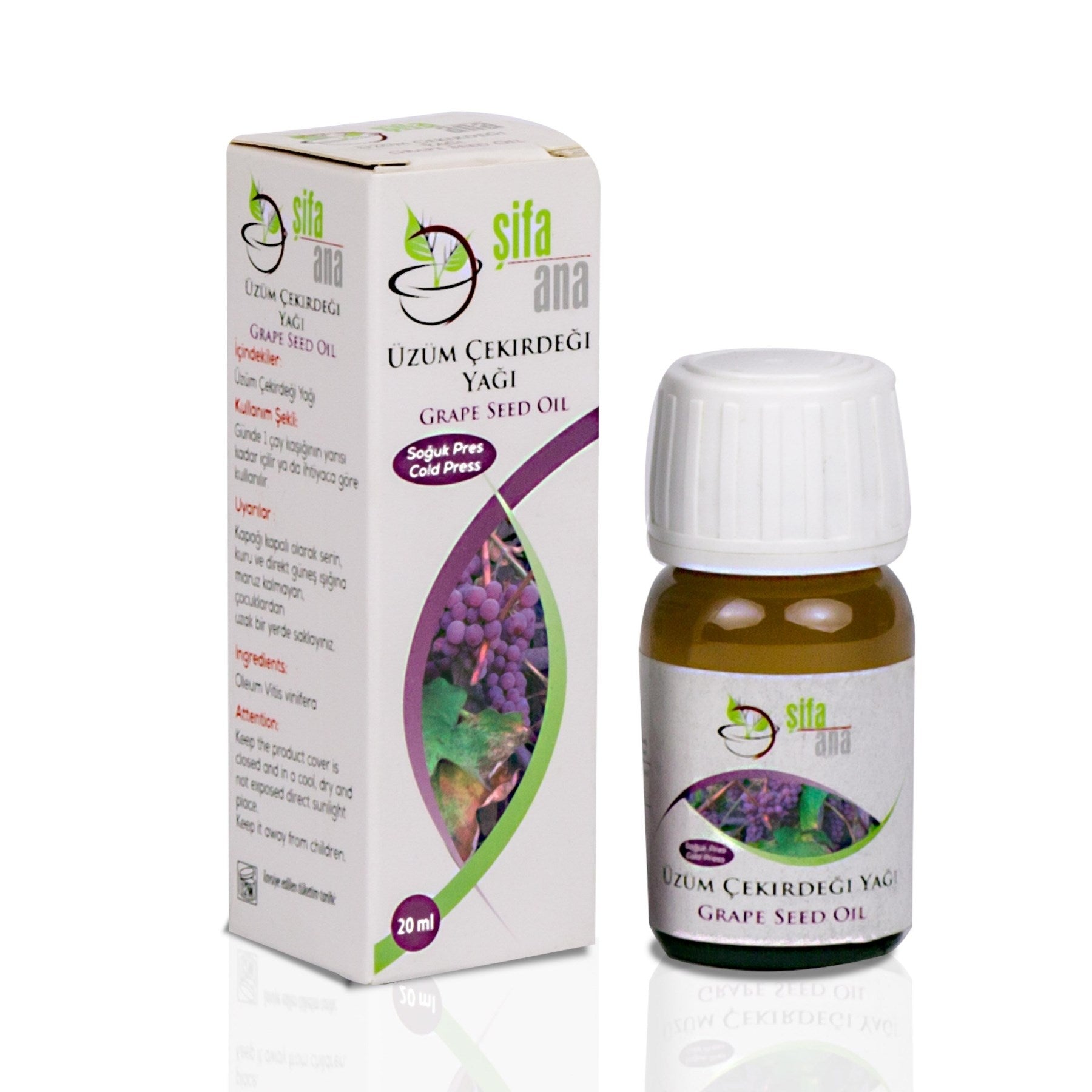 Üzüm Çekirdeği Yağı (20 cc)