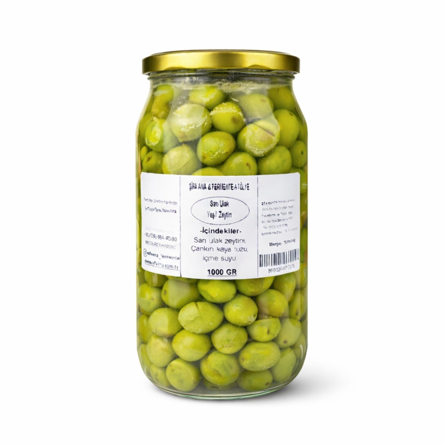 Sarı Ulak Yeşil Zeytin (Taş kırma) (1000CC)