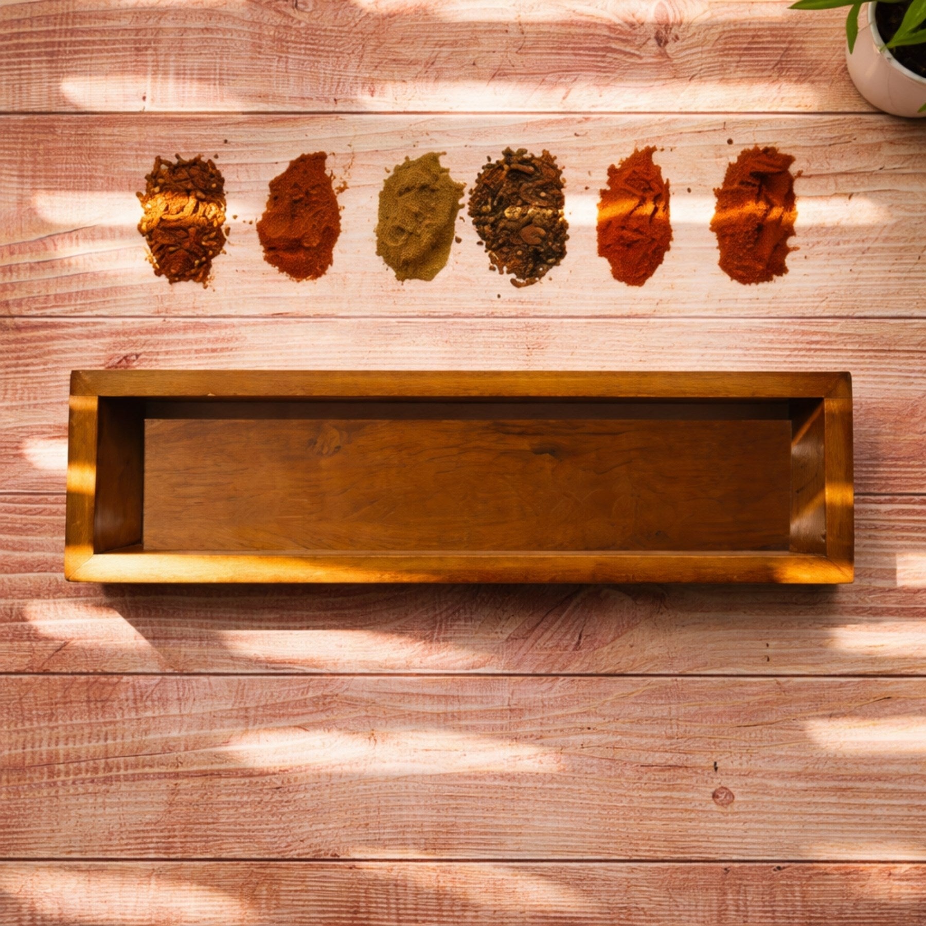 Ahşap Baharat Standı