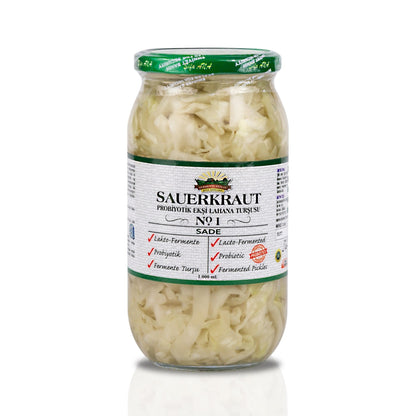 Sauerkraut (Ekşi Lahana Turşusu) No1 Sade (1000cc.)
