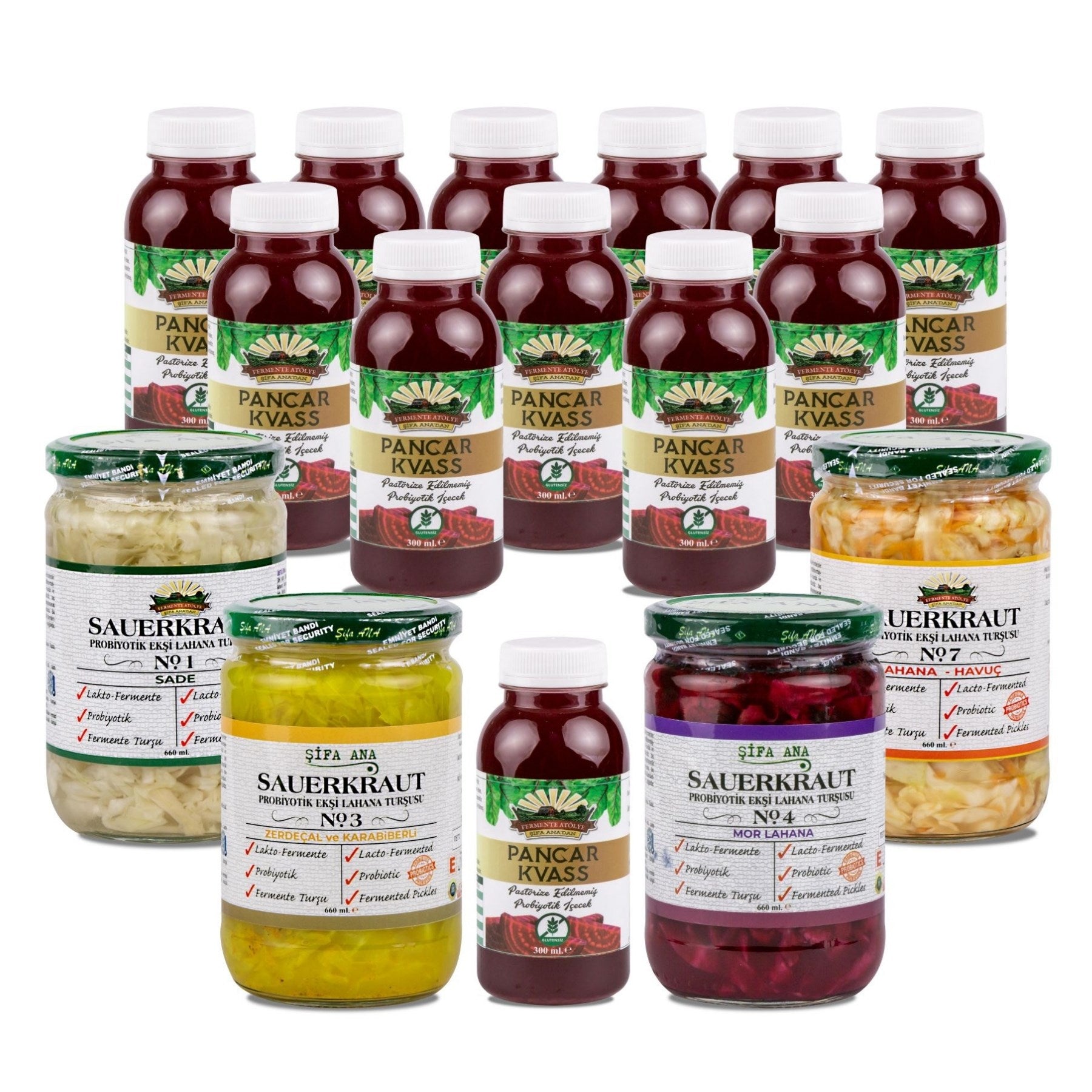 Dev Probiyotik Set No5 (300 ml. Kvass'lı)
