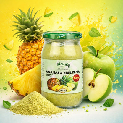 Öğütülmüş Ananas Elma Bitkisel Karışım Toz (130 gr)