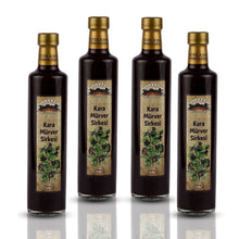 4 Adet Kara Mürver Sirkesi (4x500 ml)