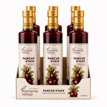 6 Adet Pancar Kvass (500 ml.) Cam Şişede
