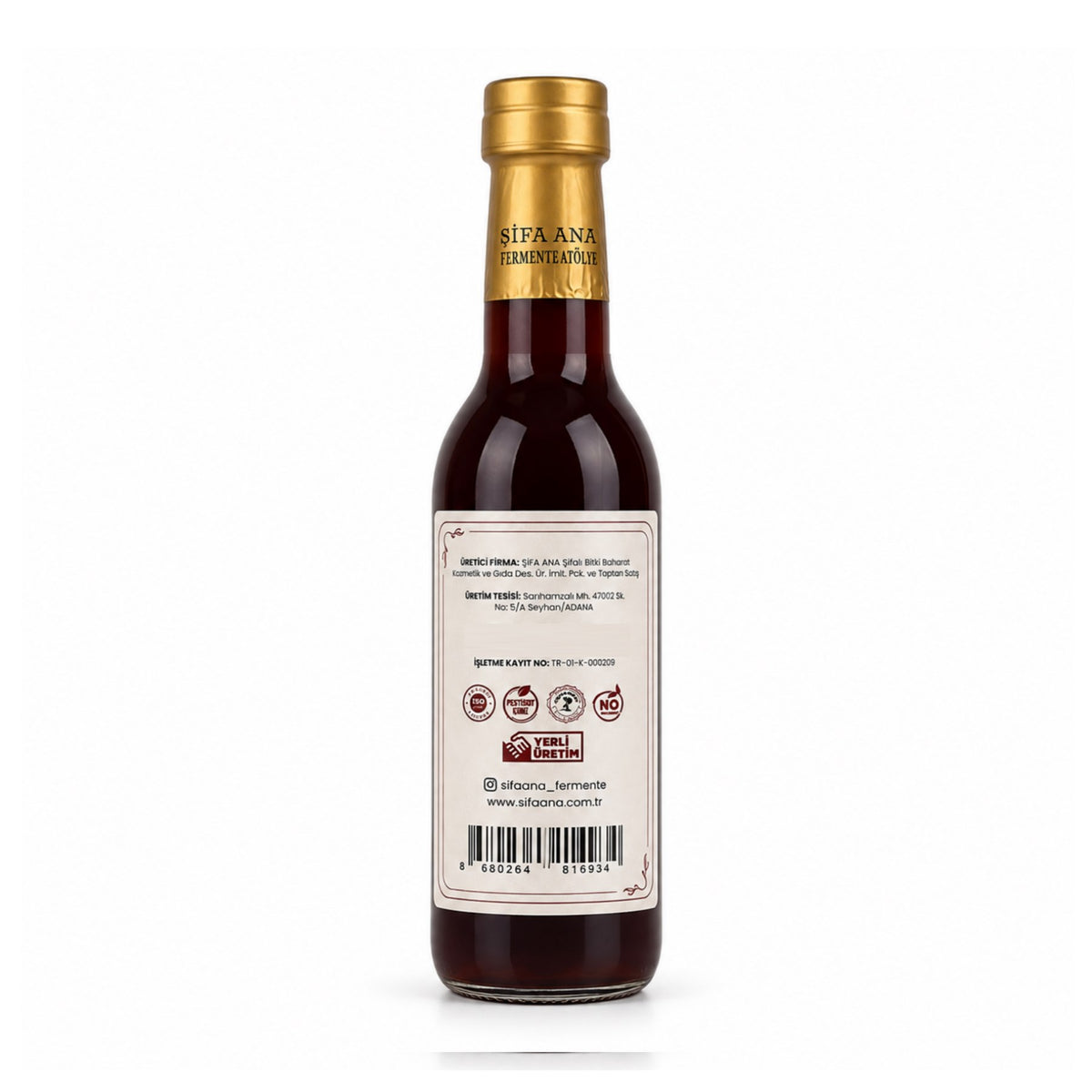Zencefilli Pancar Kvass (250ml.) Cam Şişede