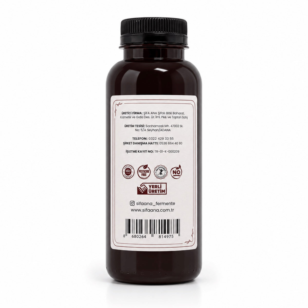 24 Adet Pancar Kvass (500 ml.) (Pet Şişede)