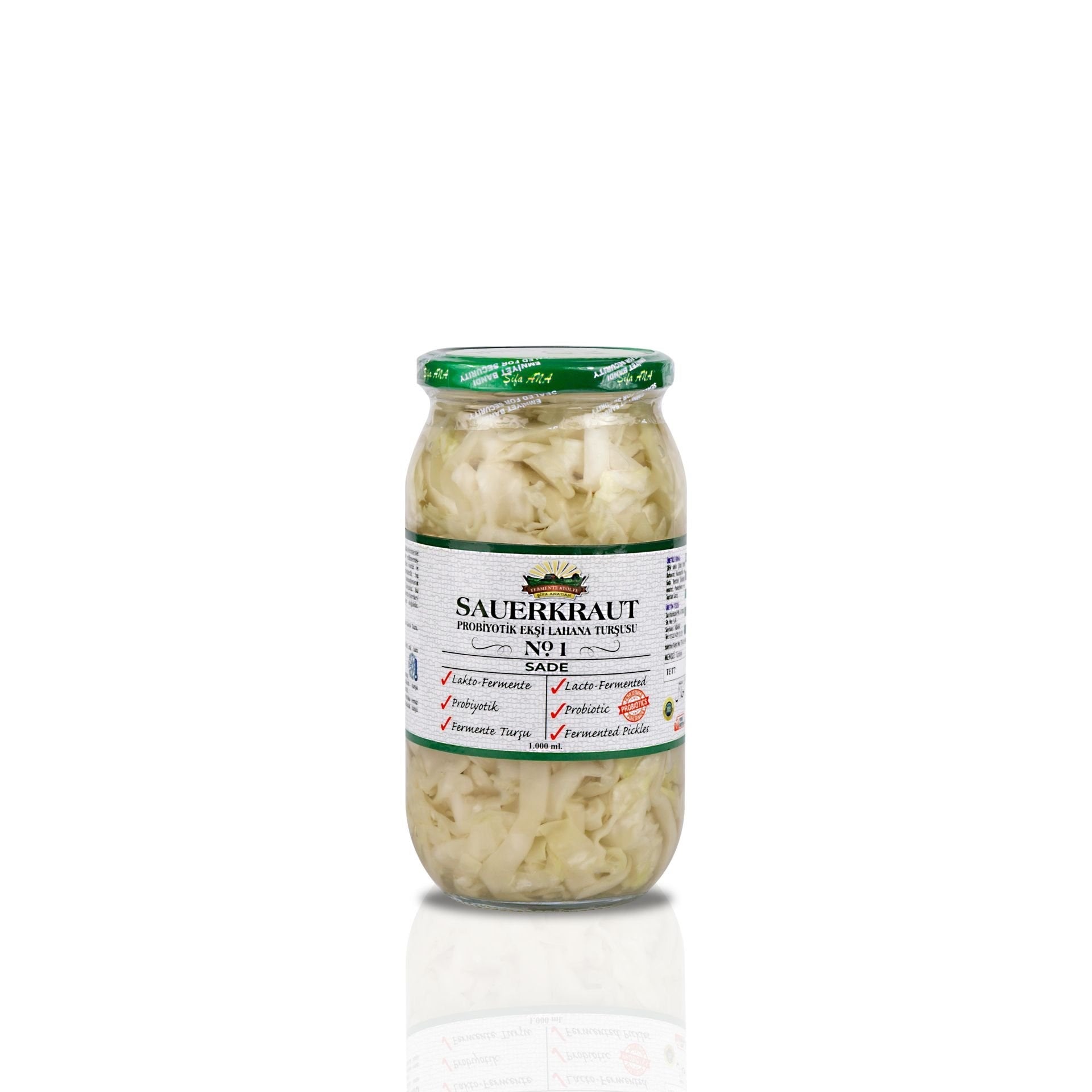 4 Adet Probiyotik Sauerkraut Turşu Çeşitleri (1000CC) No.2