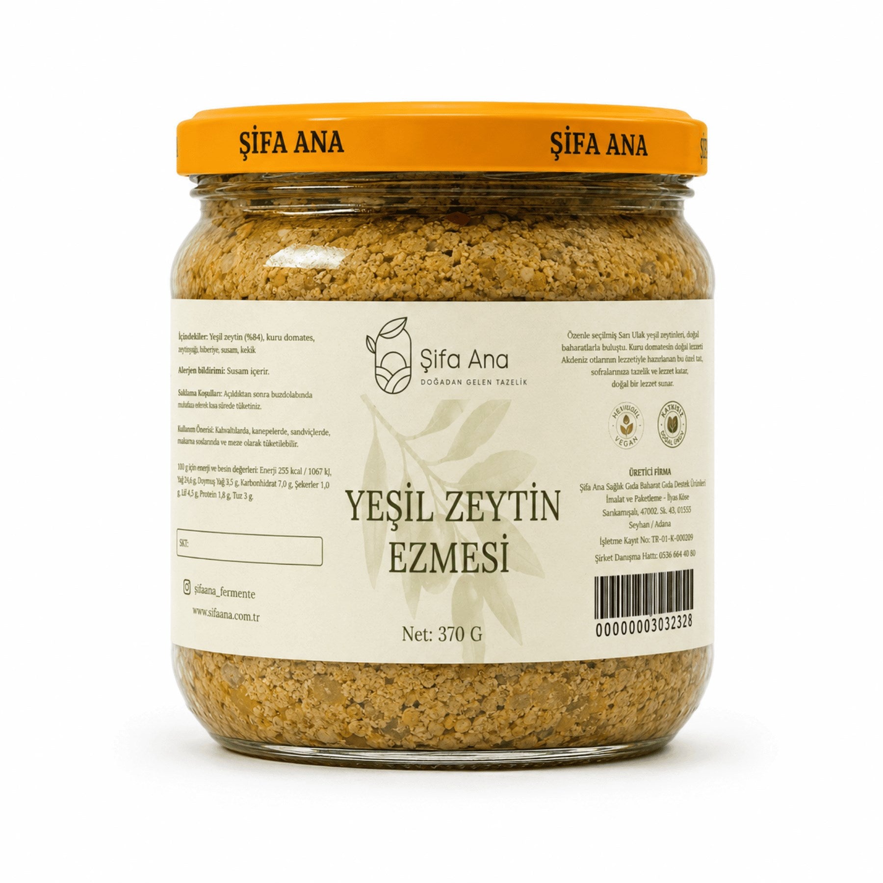YEŞİL ZEYTİN EZMESİ